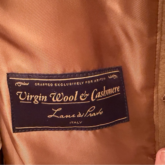 Aritzia Camel The Coocon Coat Soft Wool Cashemere - Picture 7 of 12